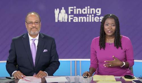 Screenshot of anchors introducing the finding families segment
